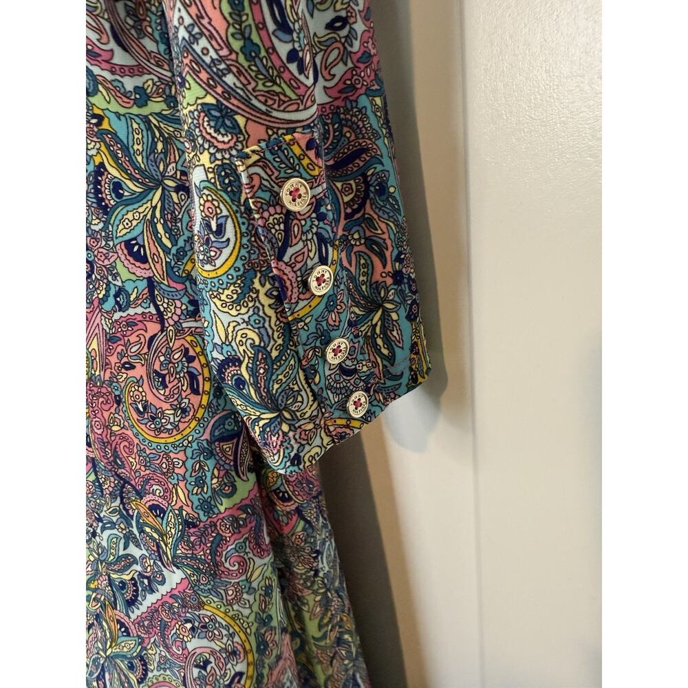 Tommy Hilfiger Women's Paisley Dress SIze 6 - Summer, Resort, Beach - Picture 7 of 12
